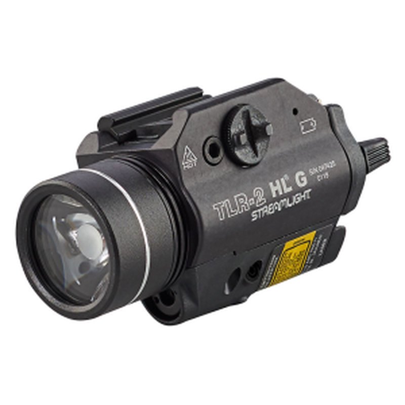 Streamlight TLR-2 HL G black 1000-lumen weapon light w/ green laser