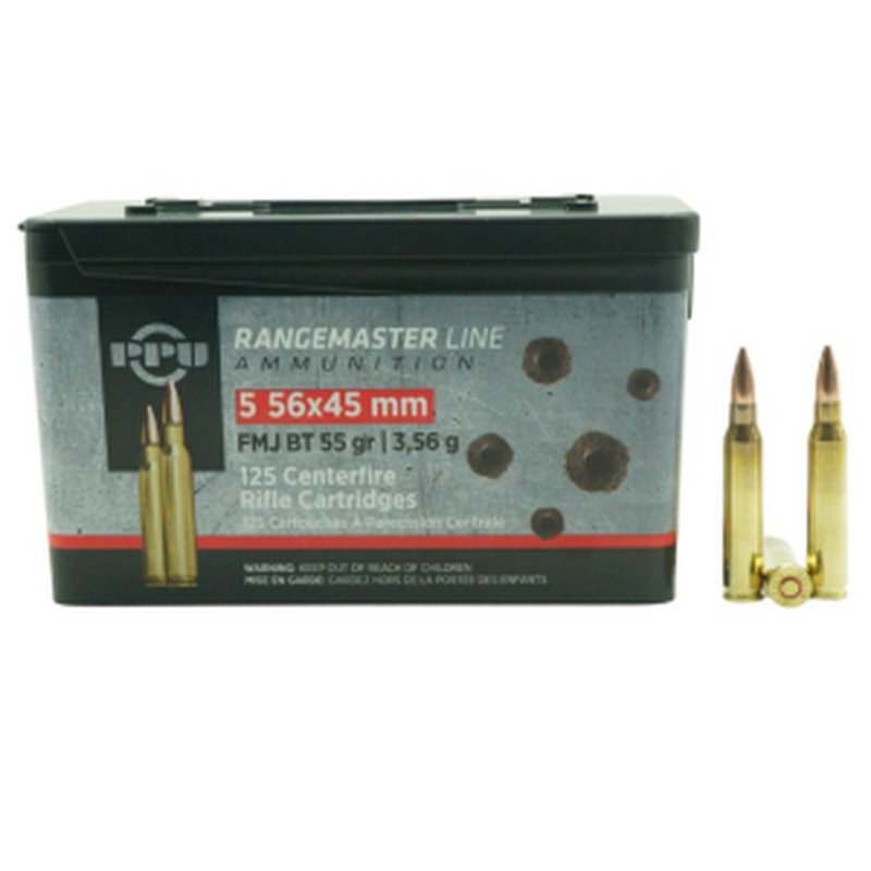 Prvi Partizan RangeMaster 5.56x45mm FMJBT 55 Grain Ammunition