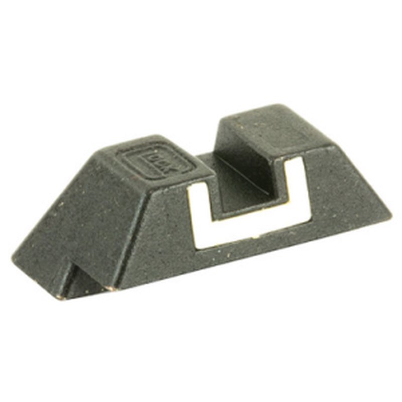 Glock OEM Fixed Rear Sight 7.3mm Steel (White Contrast) - Fits All Except G42/G43