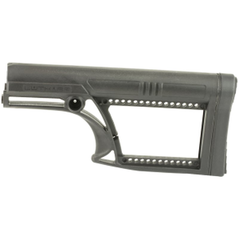Luth-AR Skullaton Fixed Stock AR-15/AR-10 Rifle Length Black