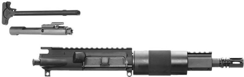 DoubleStar 7.5in .300 Blackout AR Pistol Upper Complete, HBAR, M4 Feed Ramps, 1x8 Twist, Black, ARBU240C
