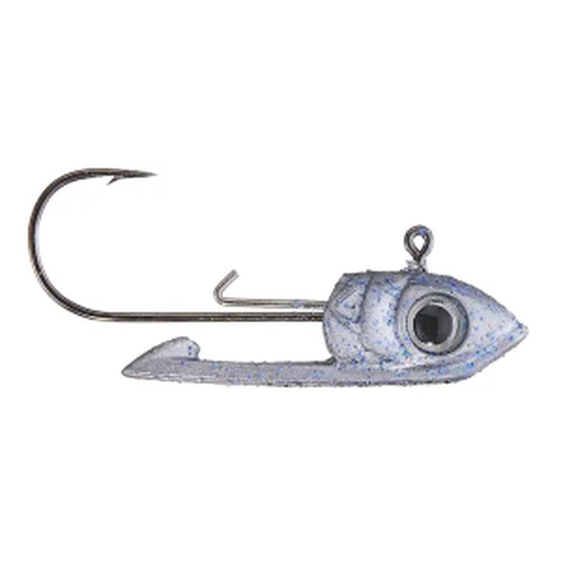 Buckeye Scope Head 1/4 oz Blue Glimmer Jig (3 Pack)