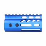 Guntec USA 4in Ultra Lightweight Thin M-LOK System Handguard w/ Monolithic Top Rail