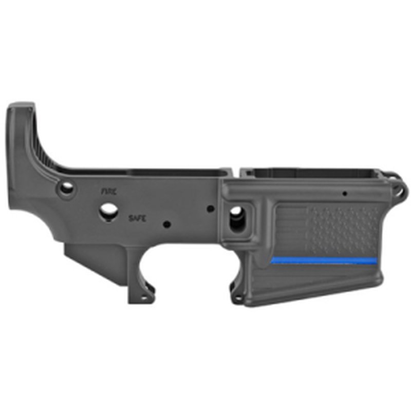 SPIKES TACTICAL Multi Cal AR15 Stripped Lower Receiver - Thin Blue Line