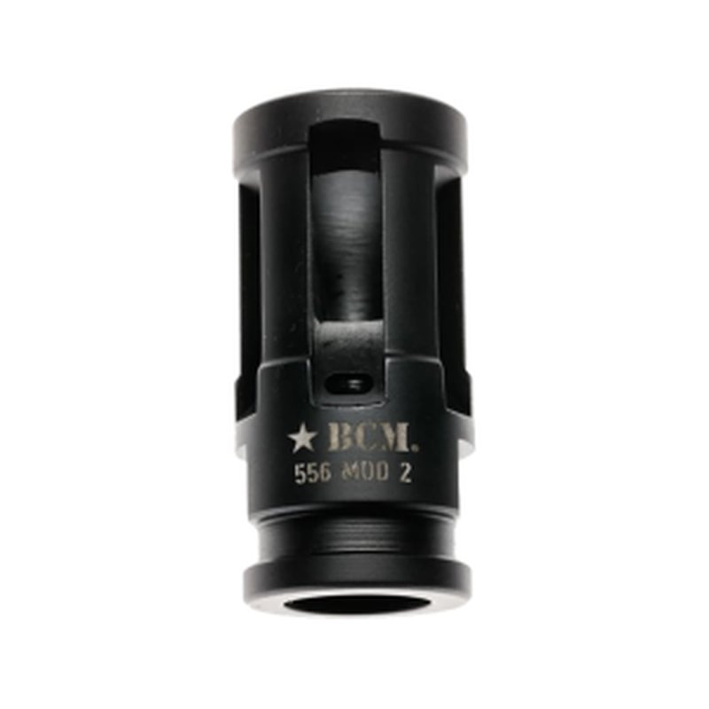 Bravo Company BCM GUNFIGHTER Mod 2 Compensator 1/2"-28 Thread AR-15 Steel Black