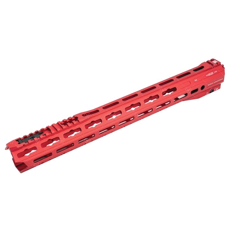 Strike Industries GRIDLOK LITE Rail 17\" for M4 Upper Receiver, Red