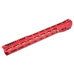 Strike Industries GRIDLOK LITE Rail 17\" for M4 Upper Receiver, Red