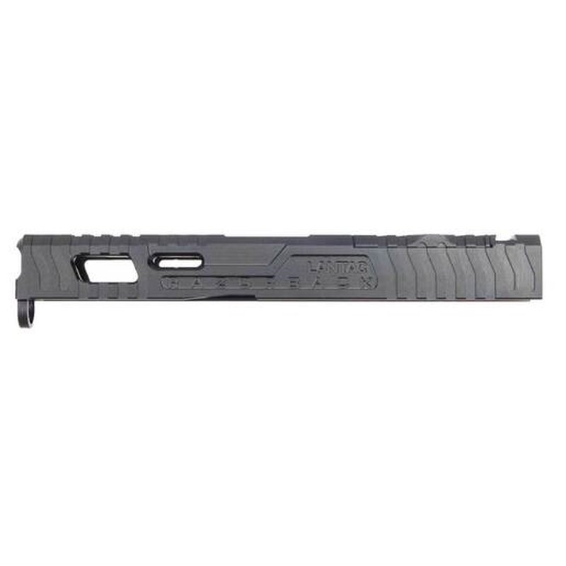 Lantac Razorback Gen 1-3 G19 Stripped Light Slide w/ RMR Cut - Black