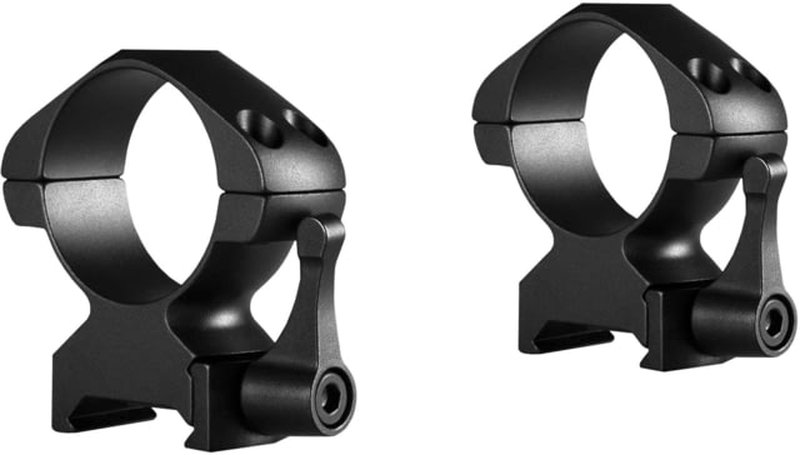 Hawke Sport Optics Precision Steel 30mm Rings Weaver 30mm w/ Lever - 2-Pieces