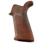HOGUE AR-15/M-16 Rubber Grip No Finger Grooves Red Lava