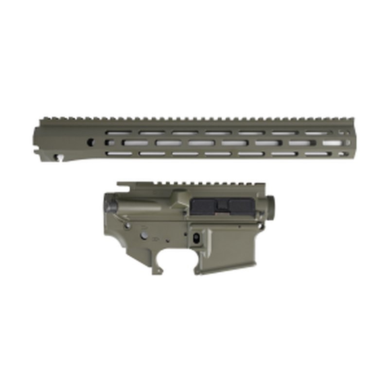 Ballistic Advantage OD Green Cerakote AR15 Upper & Lower Set w/ 15" Logic M-LOK