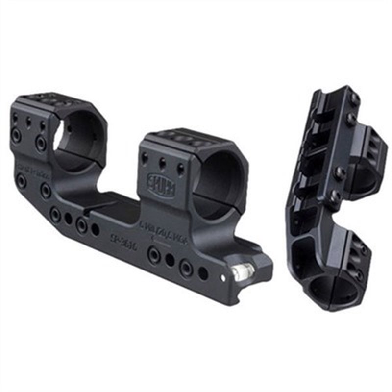 SPUHR ISMS 30mm Picatinny Cantilever Scope Mount, 0 MOA, Black