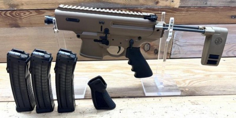 SIG Sauer MPX Copperhead 9mm Luger Semi-Auto Pistol with Brace