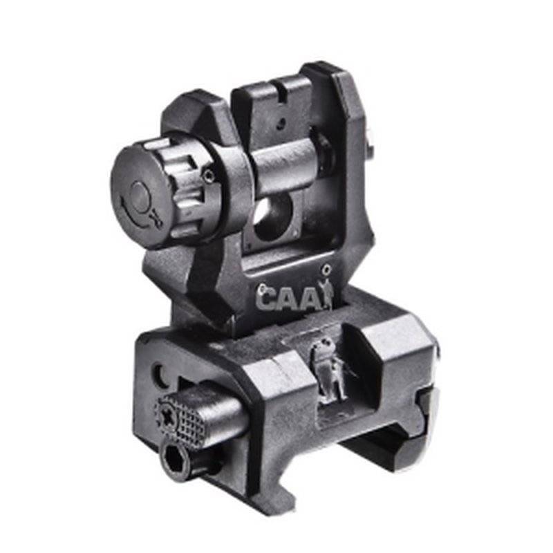 CAA LOW PROFILE FLIP UP REAR SIGHT