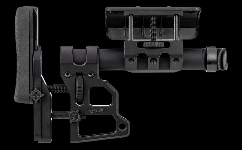 MDT Skeleton Carbine Stock SCS Tool-less Adjustable Cheekrest 102856BLK