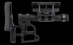 MDT Skeleton Carbine Stock SCS Tool-less Adjustable Cheekrest 102856BLK