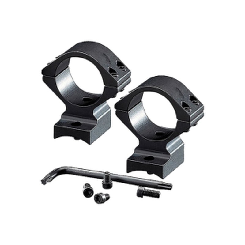 Browning 12311 AB3 Integrated Scope Mount System Ring Combo 1" Low Matte 2-Piece