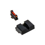 Overwatch Precision Glock Sight Set Red Fiber Optic Front for 17/19/26