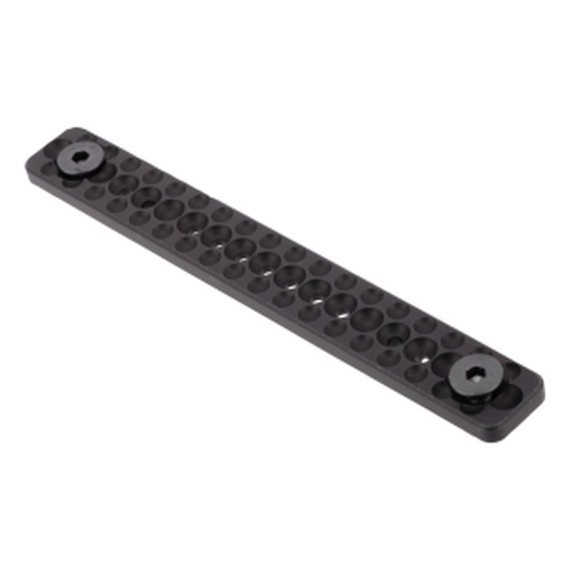 Forward Controls Design 6061 Long Dimpled M-LOK Rail Cover - Black - 4.7"