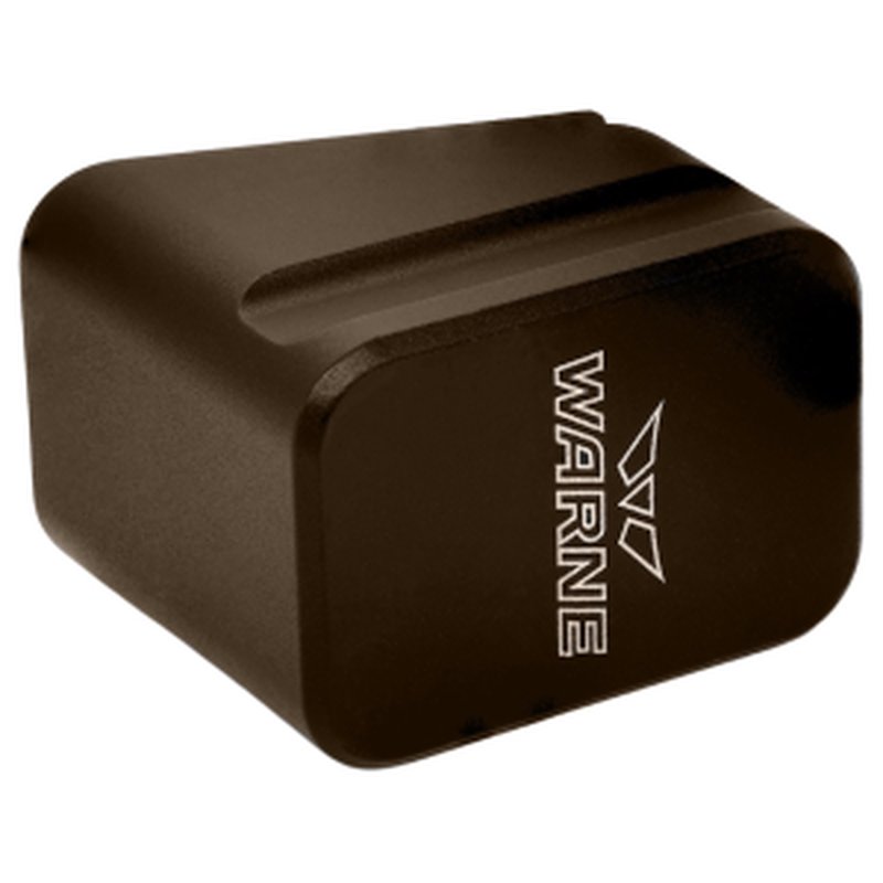 Warne Glock 17/22 Magazine Extension Dark Earth 5rd Hardcoat Anodized