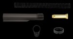 TacFire AR-15 Mil-Spec Buffer Tube Kit Pistol Tube Foam Insert 3 oz Buffer MAR047A