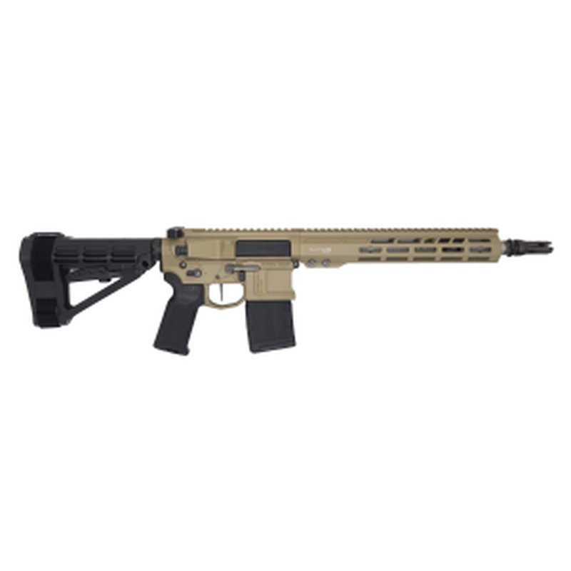Blackout Defense Quantum DTL, 6mm ARC, 12.5in Barrel, Fwd Assist, Adjustable Gas Block, FDE, Pistol