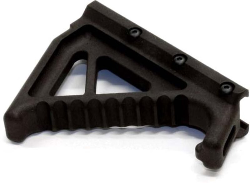 A3 Industries Picatinny 45 Degree Angled Foregrip MJF Nylon Black 4in