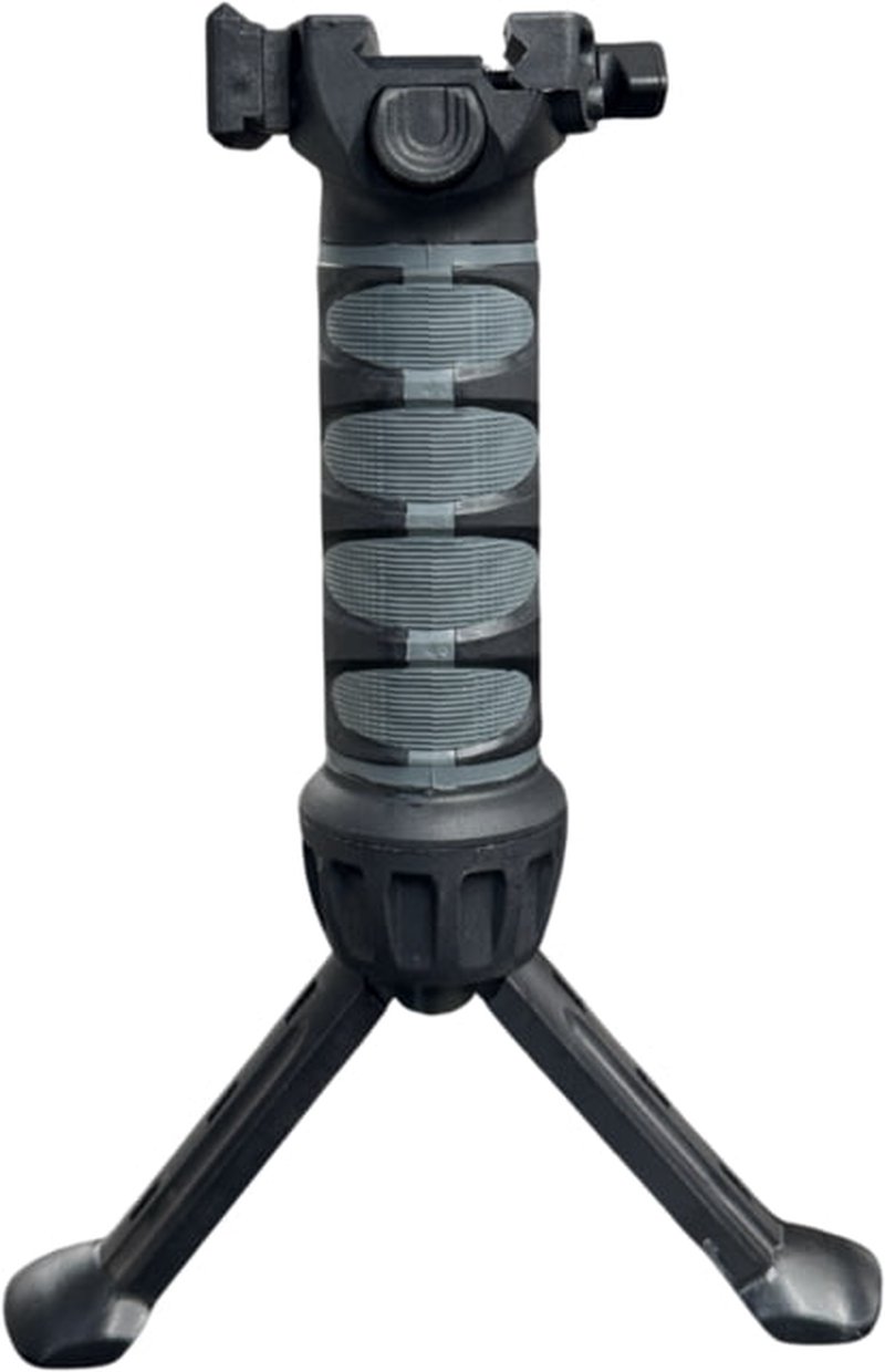 Roni BPP Heavy Duty Tactical Grip with Integrated Bipod 2.0 (Picatinny) - Black