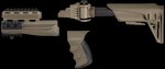 ATI Outdoors S-Force AK47 Stock HG FDE G2 TactLite
