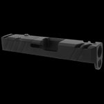 TacFire Glock 26 Gen3 9mm Replacement Slide - Graphite Black Cerakote Optics Cut