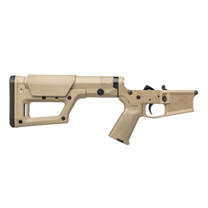 Aero Precision M4E1 Complete Lower Receiver with Magpul MOE Grip & PRS Lite Stock - FDE Cerakote