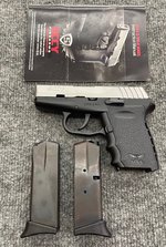 Sccy CPX-2 9mm Semi-Auto Pistol Chrome Black Finish