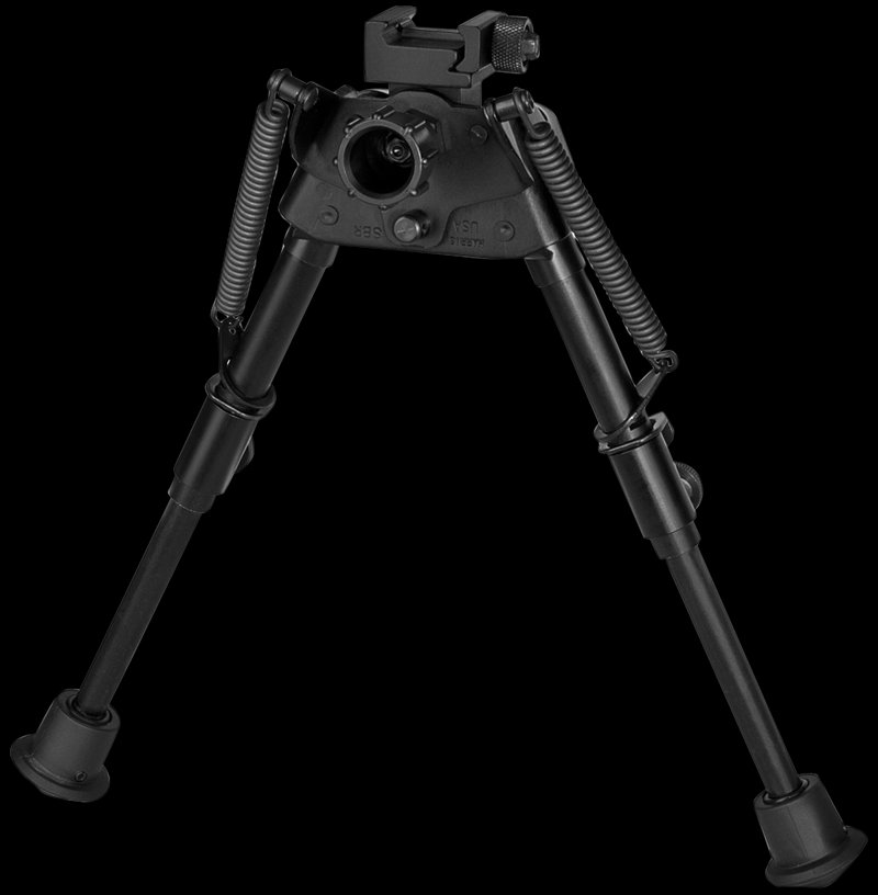 Harris S-BRP Bipod for Picatinny Rail 6–9 in Black Steel/Aluminum
