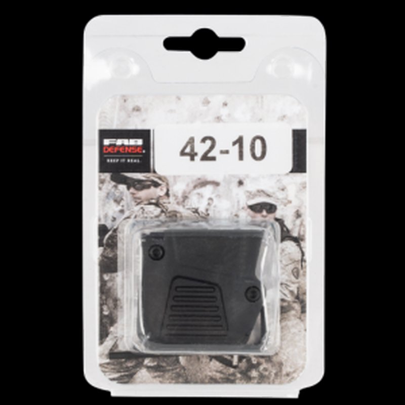 F.A.B. Defense FX4210B Glock 42 Mag Extension 10rd .380 ACP (Black)