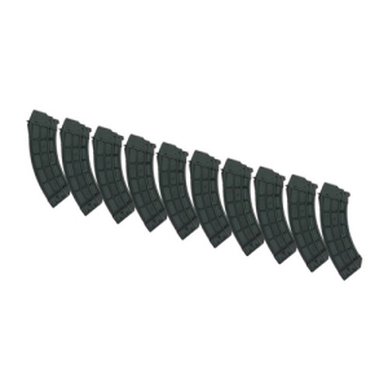 US PALM AK30R AK-47 7.62x39 30rd Magazine Black - 10 Pack