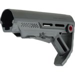 Strike Industries STRIKEESMOD MOD1 Mil-Spec Red Accent Black Synthetic for AR-15, M16