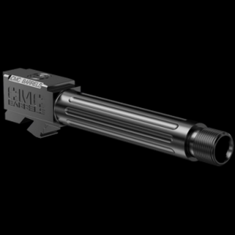 CMC Triggers Glock 19 Match Precision Threaded Fluted 9mm DLC HxBN Barrel