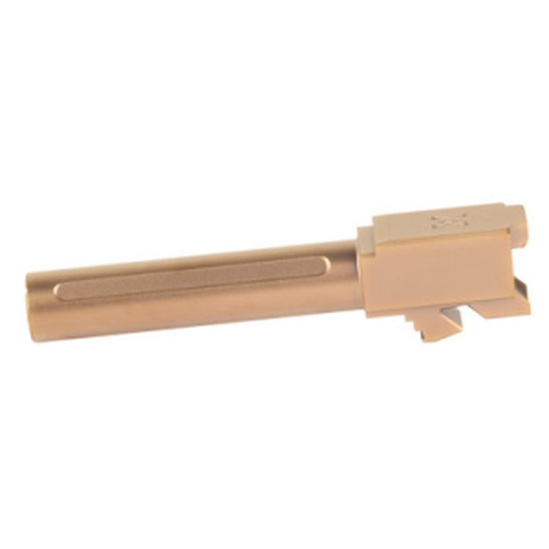 True Precision Glock 19 Non-Threaded Copper TiCN Barrel TP-G19B-XC