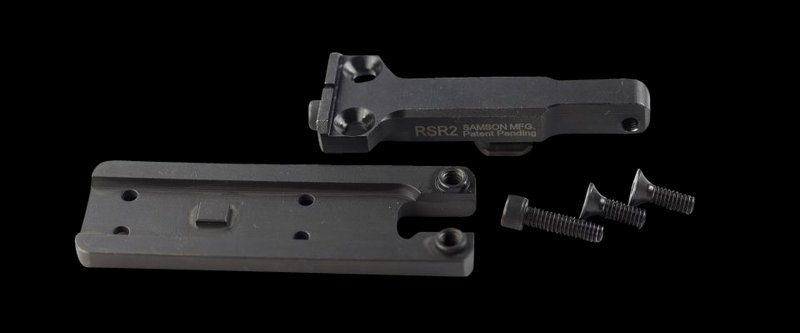 Samson RSR2 AK-47 rear sight rail mount low profile Micro T-1/T-2 optic ready 030030003