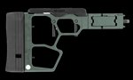 MDT SRS-XF Skeleton Stock Cerakote Charcoal Green 114484CCG