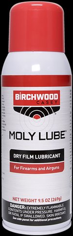 Birchwood Casey Moly Lube dry film firearm lubricant aerosol 9.5 oz 40140