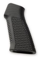 Hogue Piranha G10 AR-15/M16 Grip (Checkered Black, No Finger Groove)