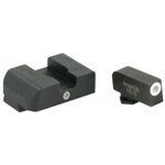AmeriGlo GL102 i-Dot Glock Green Tritium White Outline Front/Rear Sights